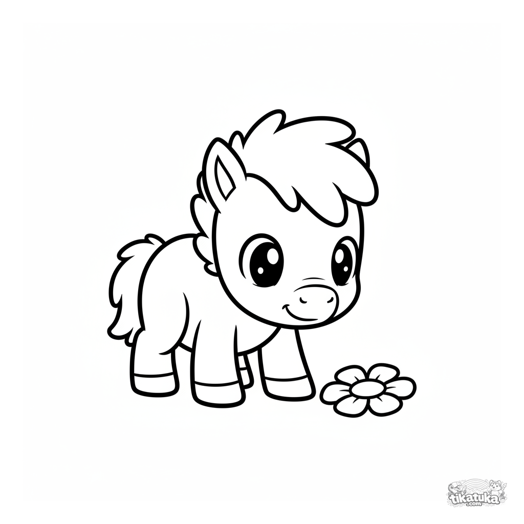 Маленький пони кланяется