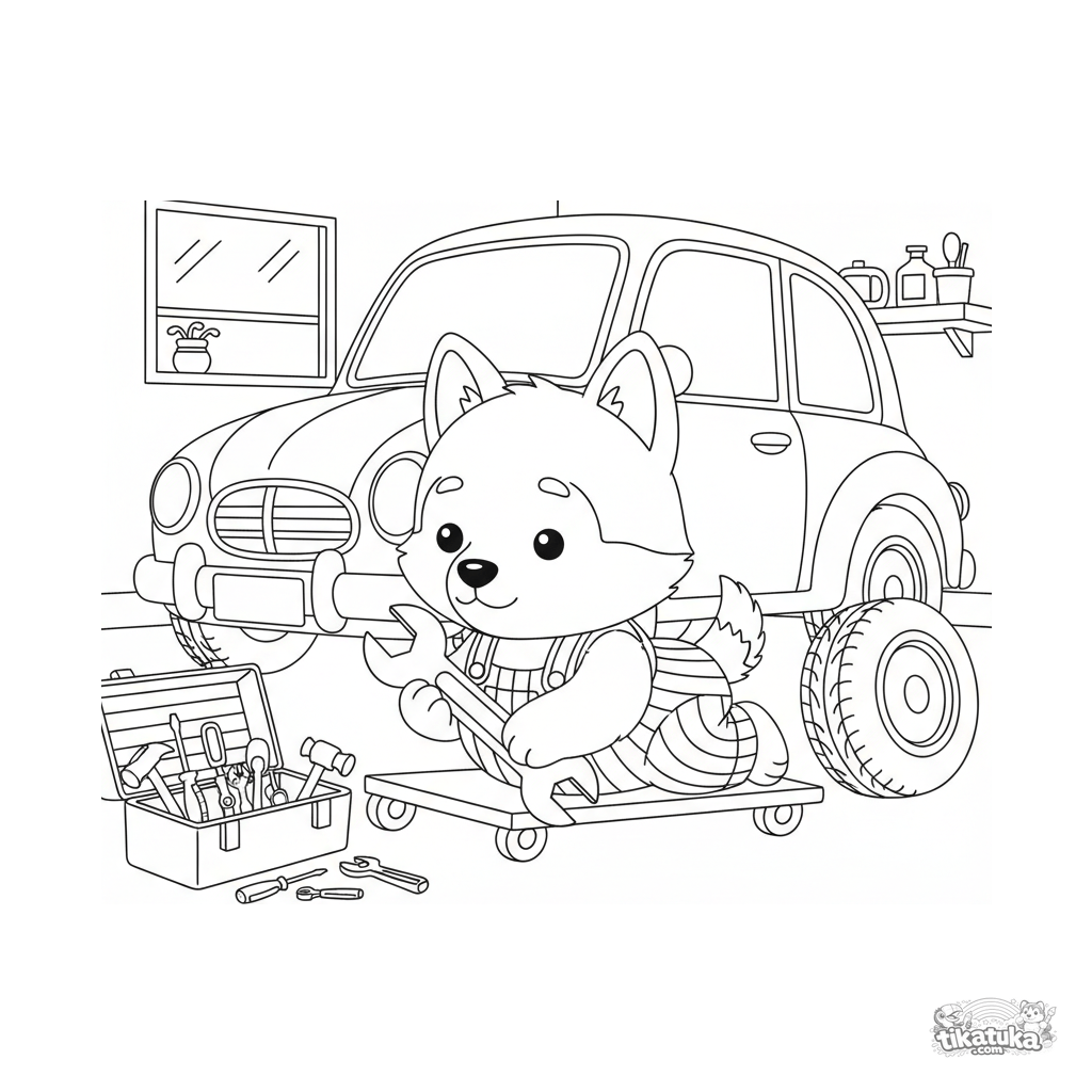 Хаски-механик