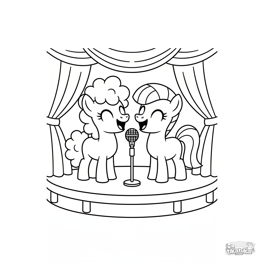 Пони дуэт поёт