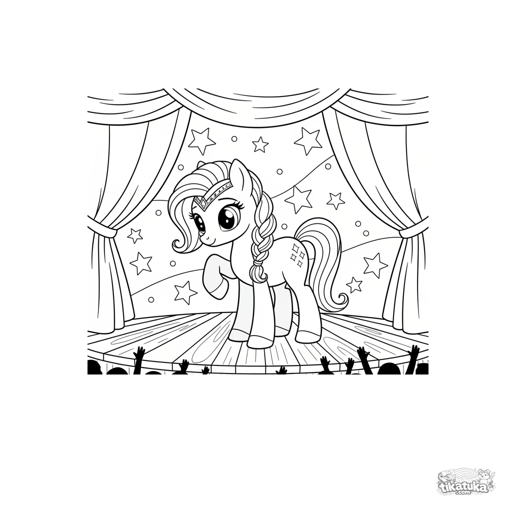 Пони на сцене