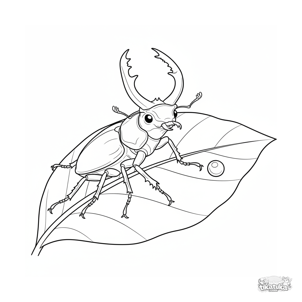 Жук-олень на страже