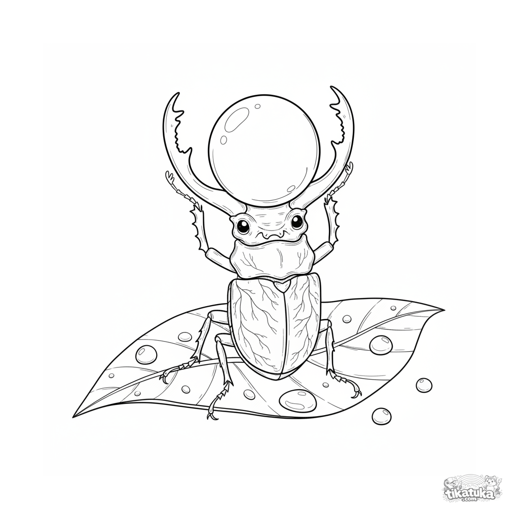 Жук-олень силач