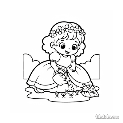 Маленькая принцесса сада
