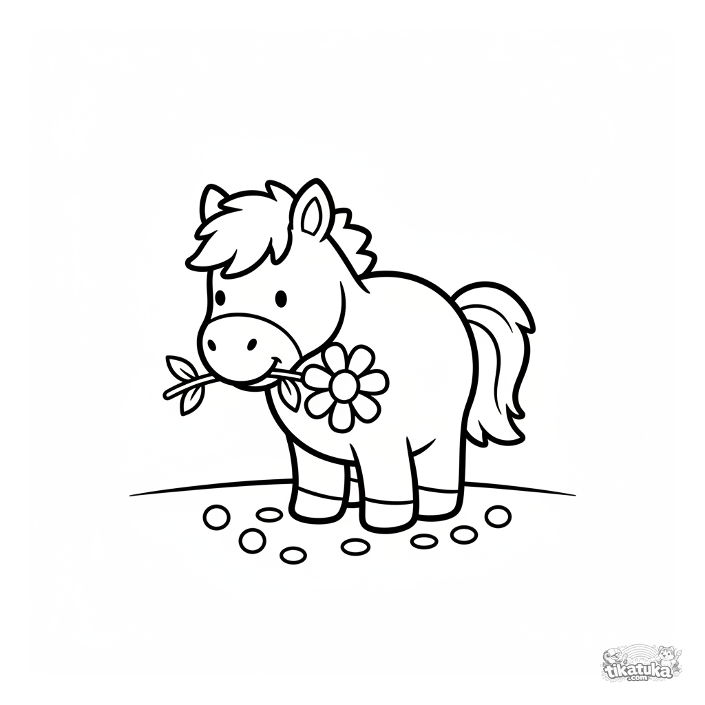 Маленький пони кланяется